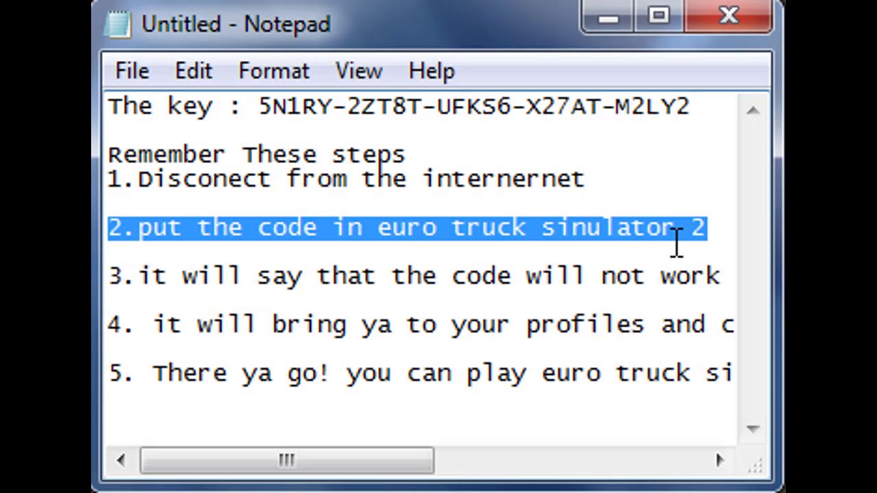 cd key euro truck simulator 2